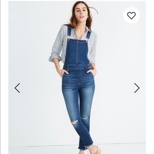 Madewell Roadtripper Overalls in Brodie Wash Small